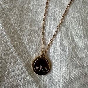 Hey Harper “Twins” Gold Pendant Necklace